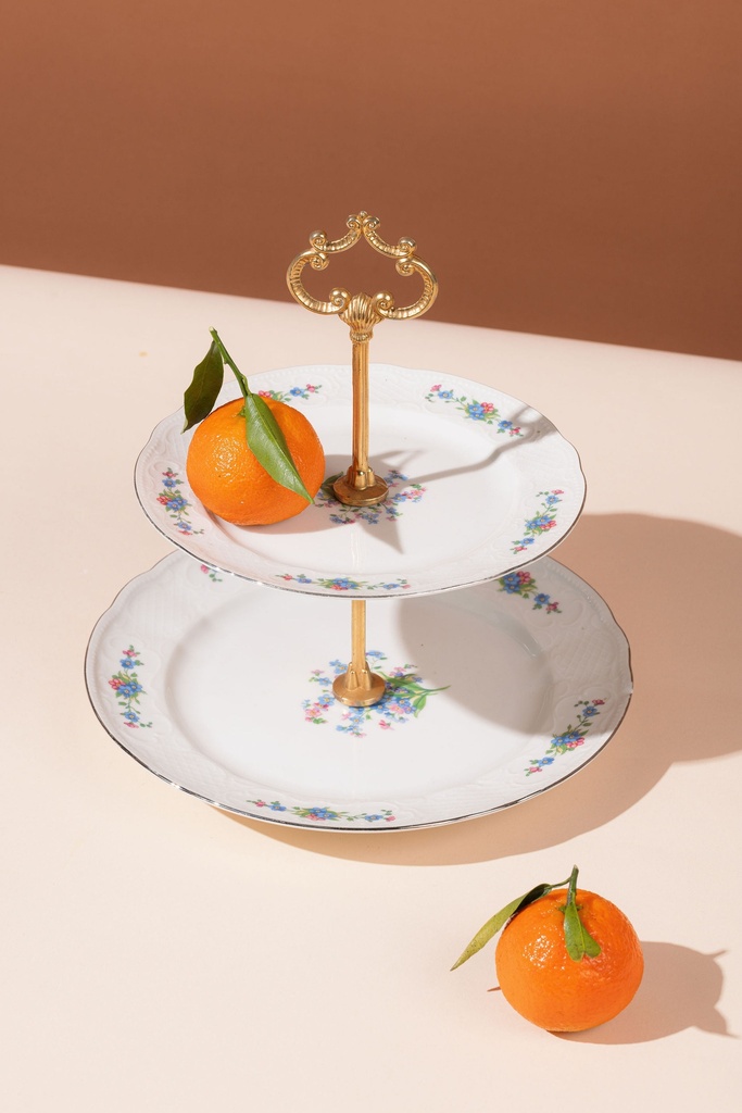 Serviteur vintage 2 étages