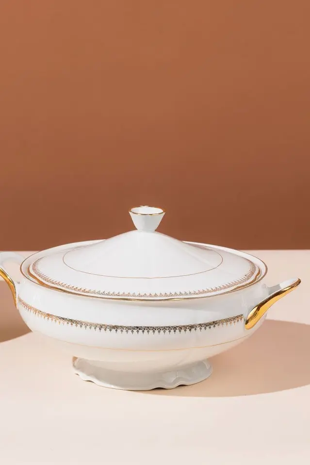 Soupière vintage Doré