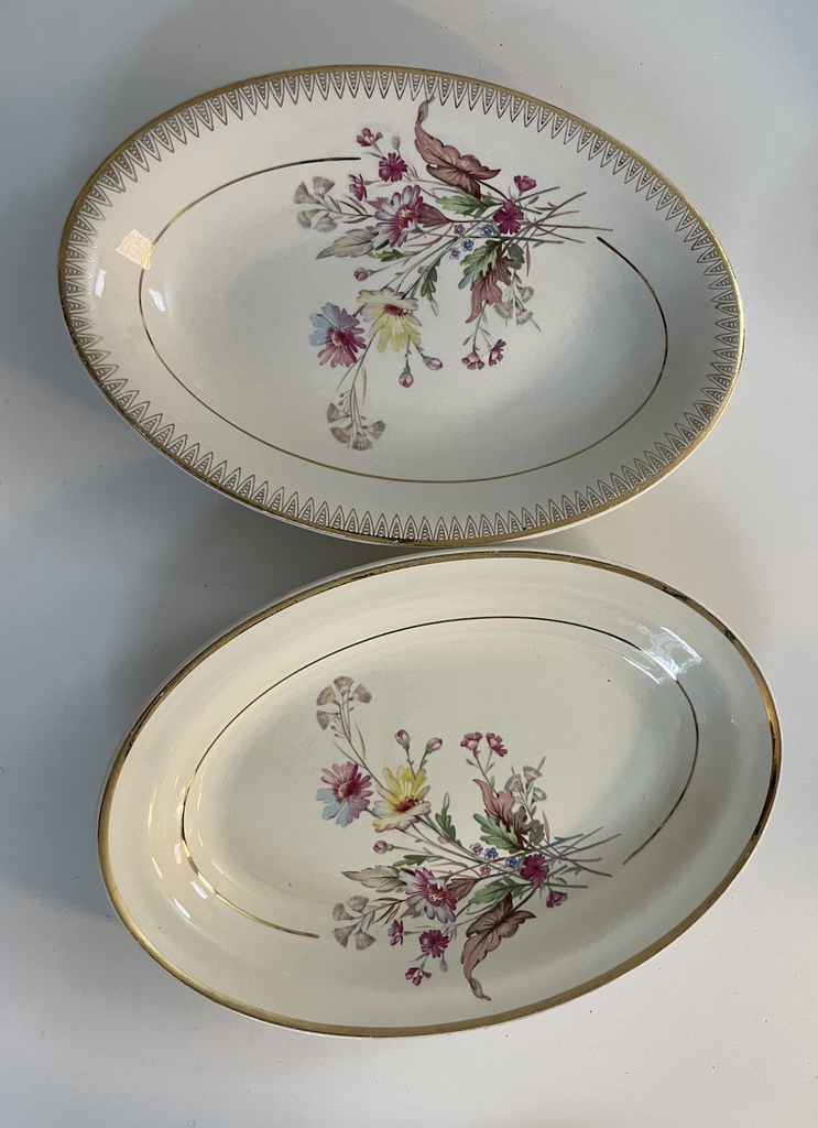 Ravier vintage Fleuri