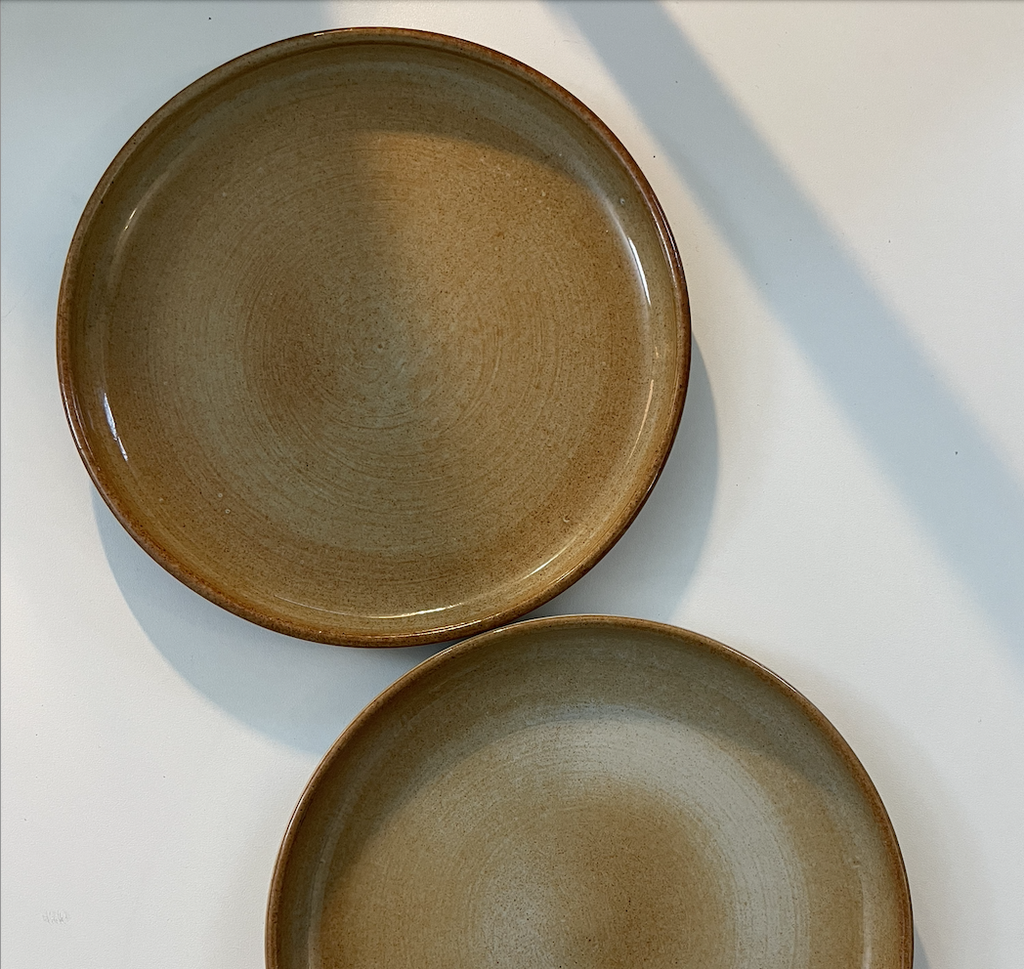 Petite assiette vintage grès