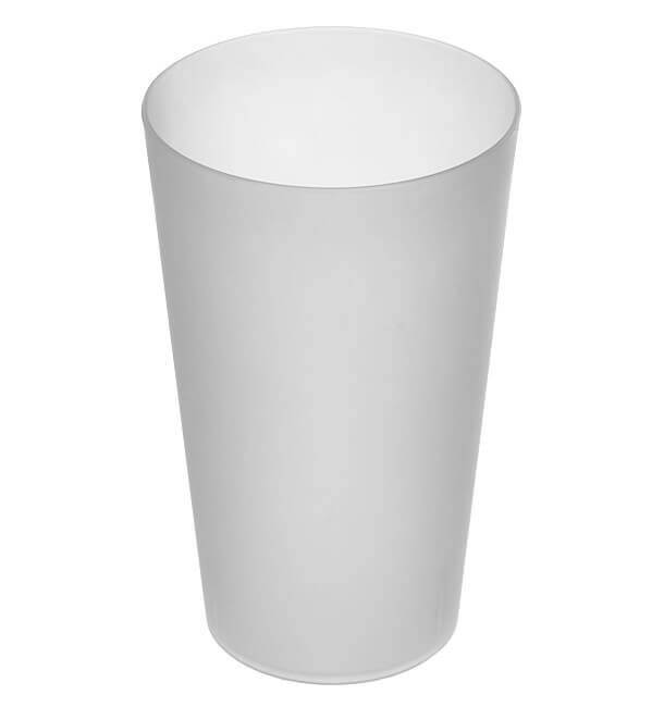 Ecocup blanc givré 25 cl