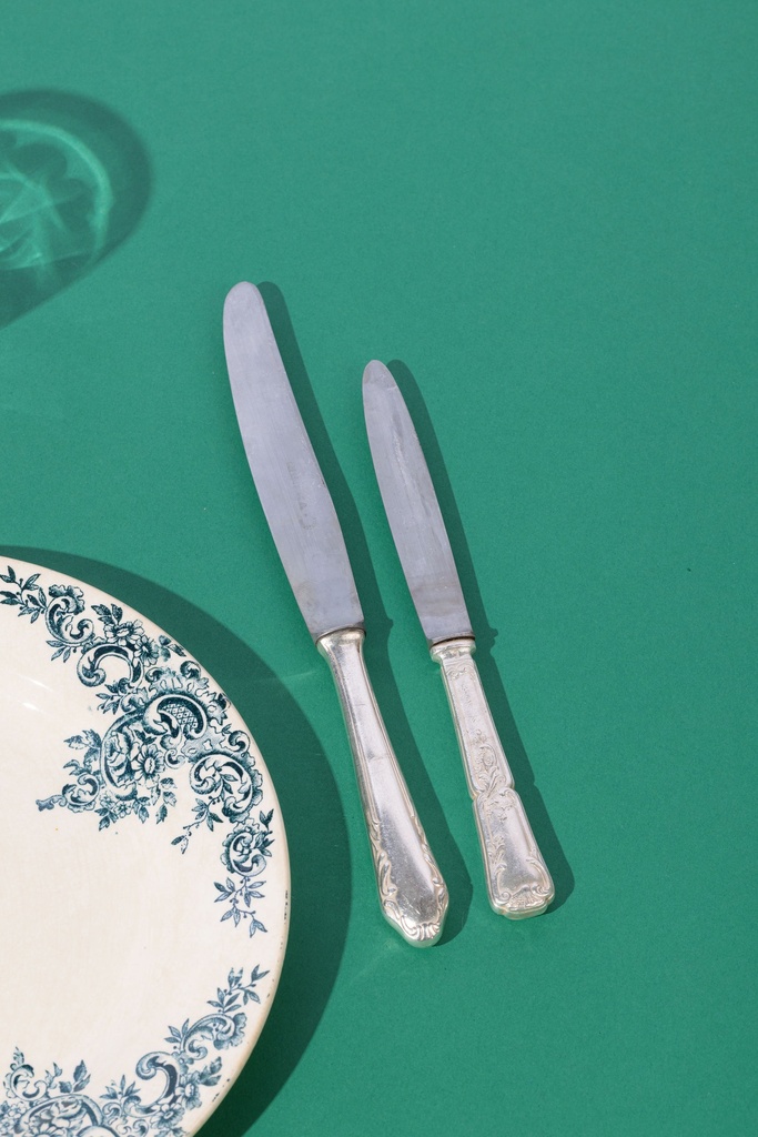 Couteau de table argent vintage