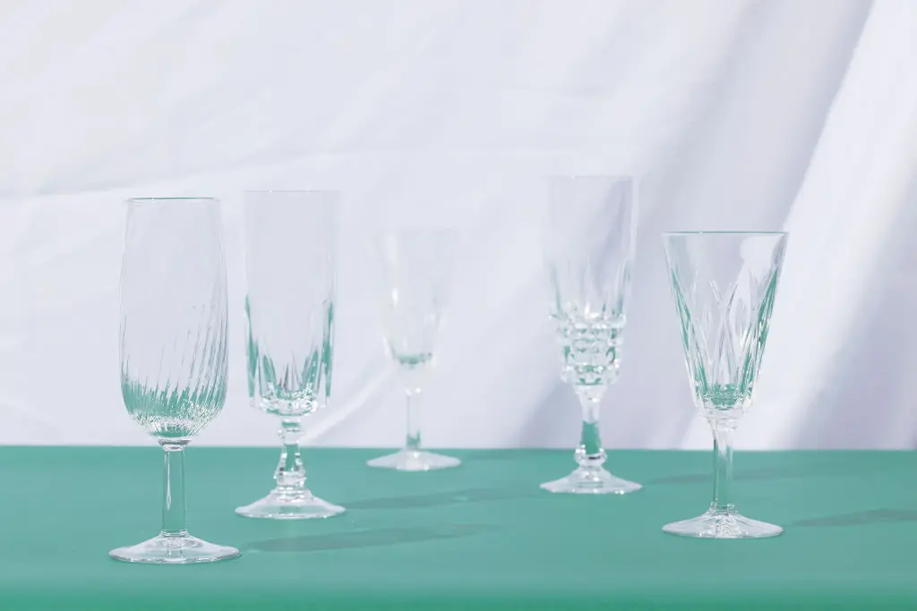 Flûte à champagne vintage