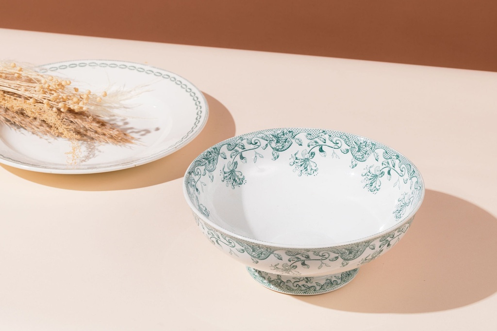 Saladier vintage Bleu-vert