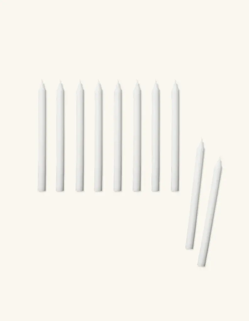 Bougie blanche 25cm