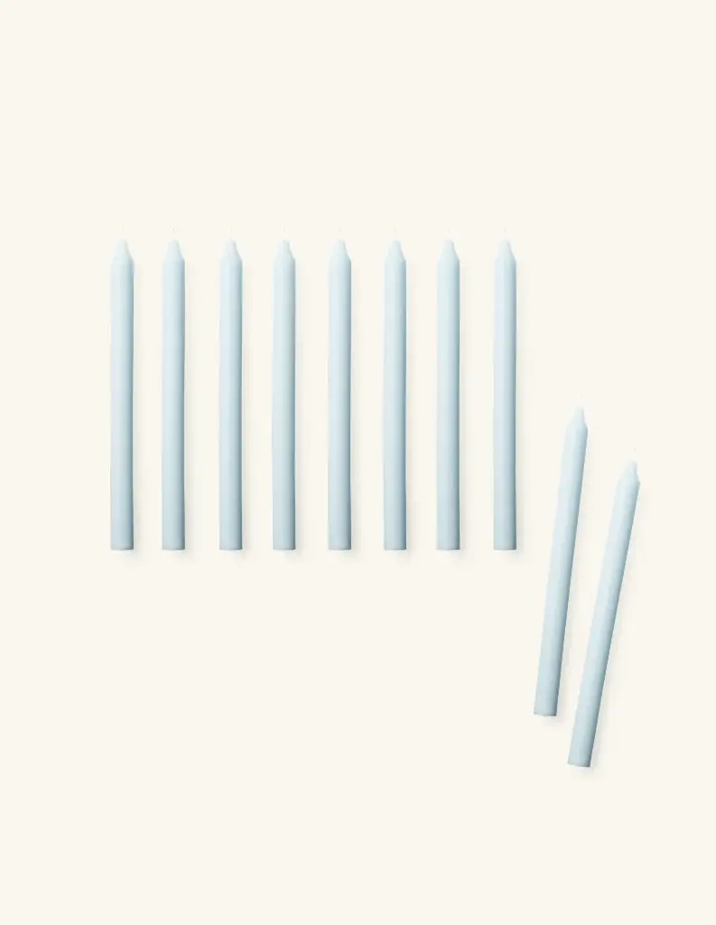 Bougie bleu clair 25cm 