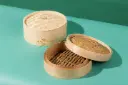 Panier vapeur bambou (2 étages + couvercle)