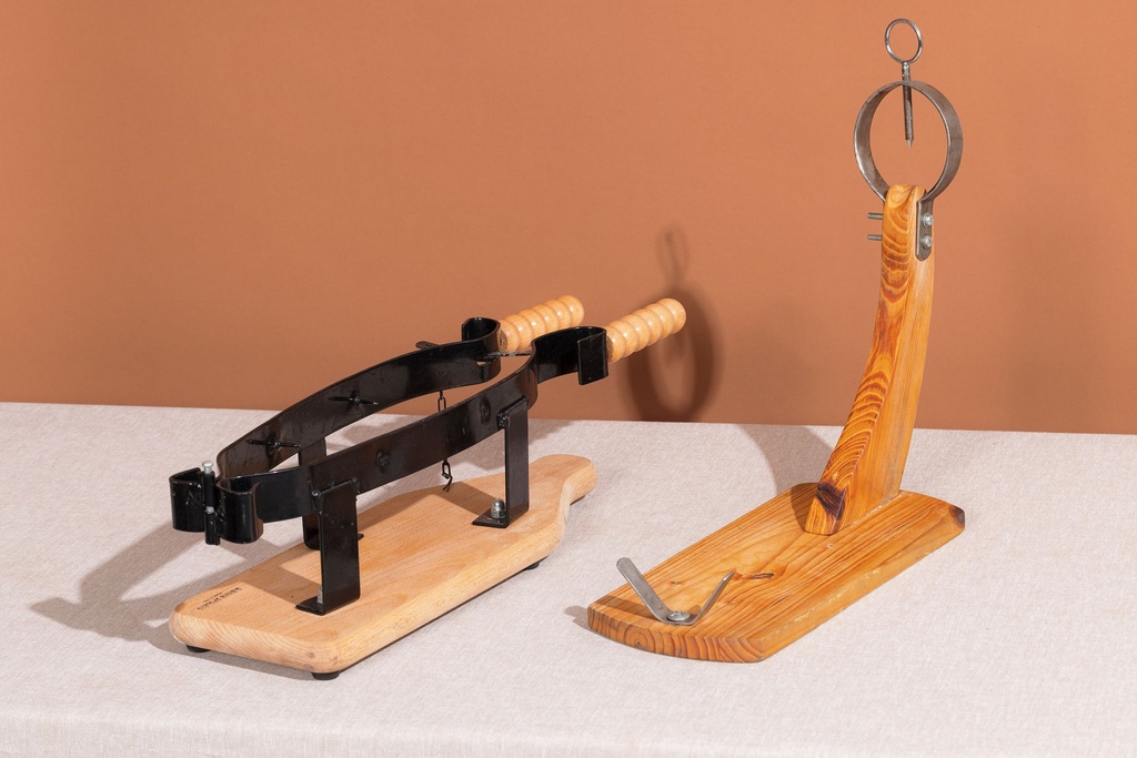 Support à jambon en bois