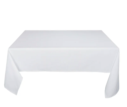 [ART-NA-8] Nappe coton blanc 130x140 cm