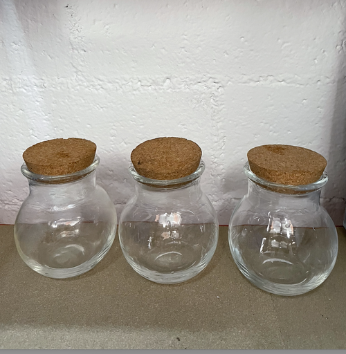 [ART-BO-9] Bocal en verre bouchon liège