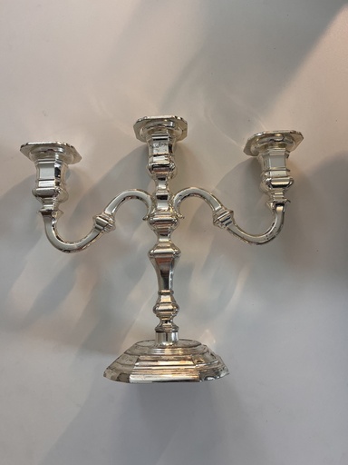 [DEC-CH-1] Chandelier vintage argenté