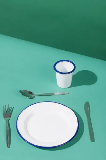 [ART-AS-1] Assiette acier émaillé