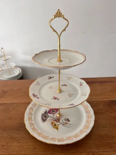 [ART-SE-9] Serviteur vintage 3 étages