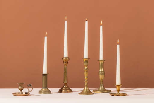 [DEC-BO-2] Bougeoir doré Vintage 