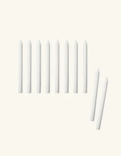 [DEC-CI-1] Bougie blanche 25cm