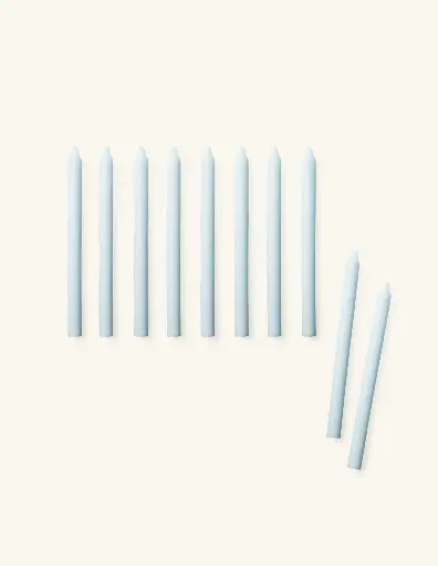 [DEC-CI-10] Bougie bleu clair 25cm 