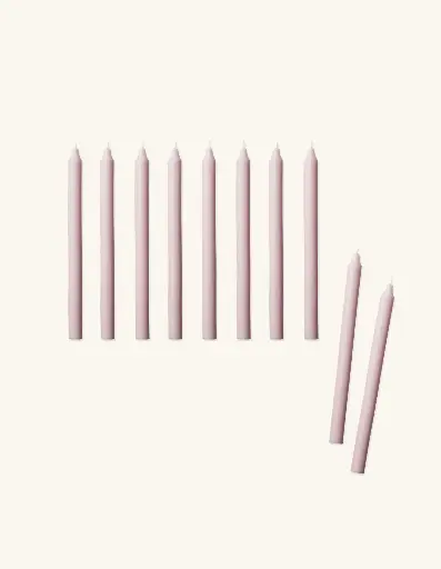 [DEC-CI-7] Bougie rose pâle 25cm 