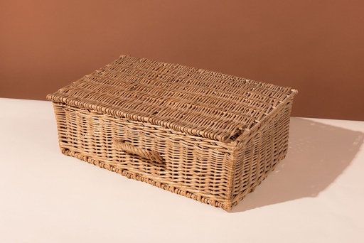 [DEC-MA-3] Malle en osier vintage