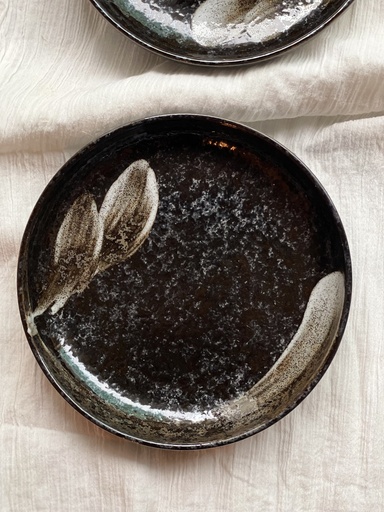 [ART-AS-10] Assiette présentation japonaise fleurie Ø22 cm