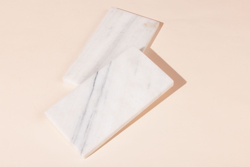 [SER-PL-12] Plateau en marbre blanc